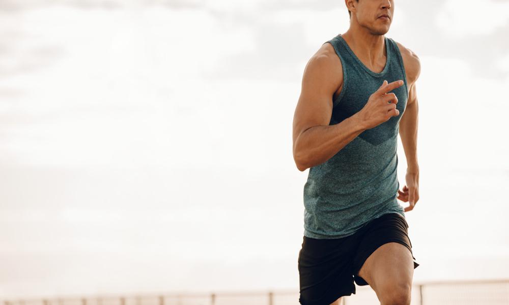 young man jogging